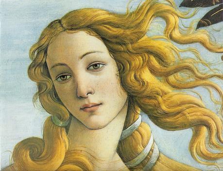 Schema per il punto croce: Il volto di Venere - Botticelli -
