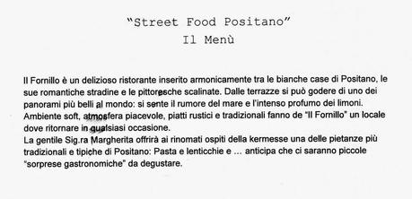 Loco Positano Ristonews Ristoworld presentano Street Food Made Italy racconta attraverso Positano, Città Verticale