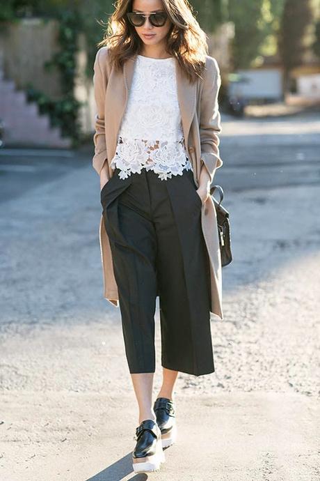 Trend: Come indossare i culotte pants