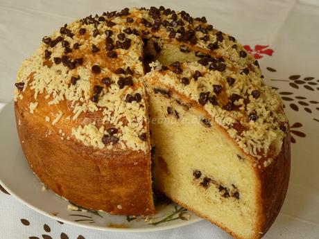 Veneziana di Simona, con cioccolata e uvetta