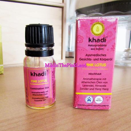 Ayurvedic Face&Body Oil Pink Lotus Khadi, Review