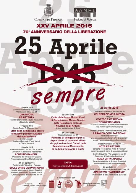 70° Anniversario della Resistenza e della Liberazione