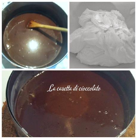 Torta bavarese al caffè cuor di cioccolato