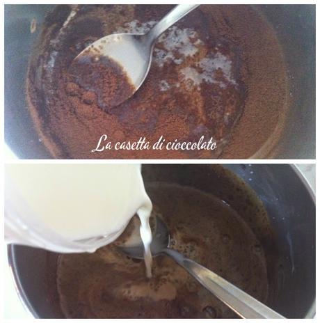 Torta bavarese al caffè cuor di cioccolato