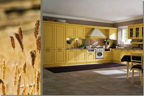 arredamento - cucine classiche - campagna - Canova-senape