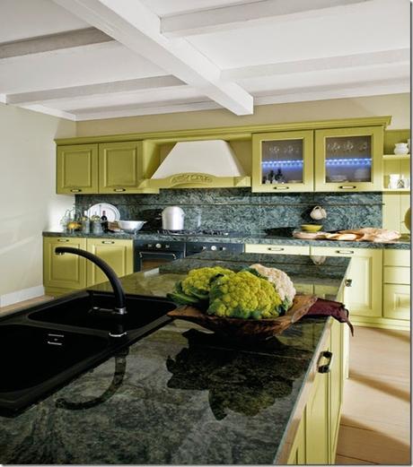 arredamento - cucine classiche - campagna - tinte pastello - Canova-malva-1