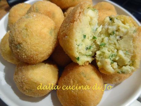 Crocchette di patate e baccalà