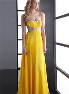 Gorgeous Sweetheart Beading A Line Floor Length Evening Formal Prom Dress