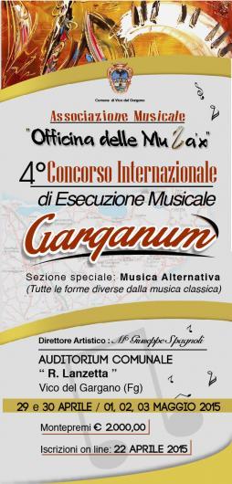 4° Concorso Internazionale  Garganum