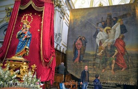 SACRA SINDONE: a Positano Ostensione della riproduzione del sacro telo