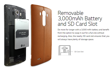 lg g4 batteria