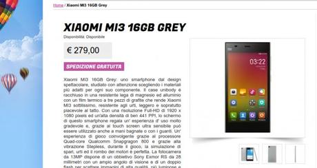 Xiaomi MI3 16GB Grey   Gli Stockisti  Smartphone  cellulari  tablet  accessori telefonia  dual sim e tanto altro