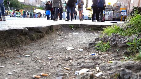 36 foto dall'area del Colosseo che dovrebbe ospitare i milioni di turisti in arrivo per il Giubileo. A dicembre mancano meno di 8 mesi