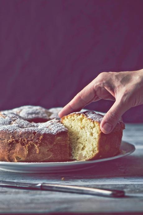 Ciambella mele e panna