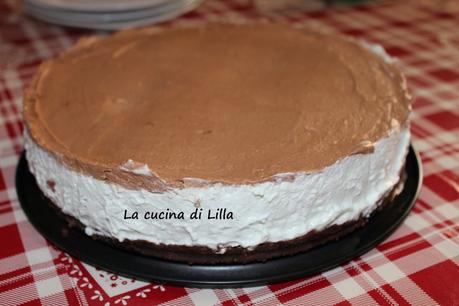 Dolci al cucchiaio: Cheesecake menta e cioccolato