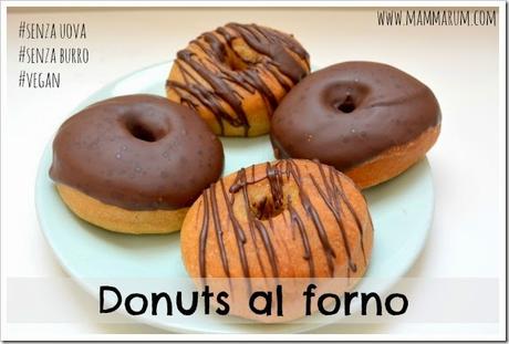 ricetta donuts vegan al forno