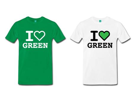 T-shirt I Love Green