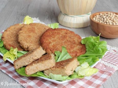 Burger di soia vegetariani