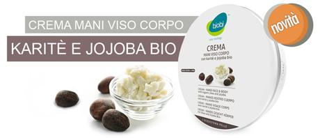 Crema Mani Viso Corpo con karitè e jojoba bio 