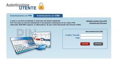 calcolare pensione sito inps login