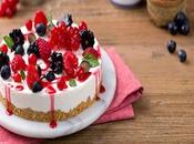 Cheesecake frutti bosco crema alla ricotta.