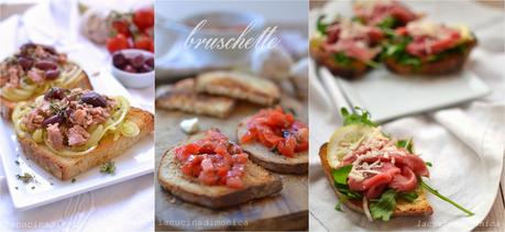 bruschette,... una fetta di pane per tante idee golose