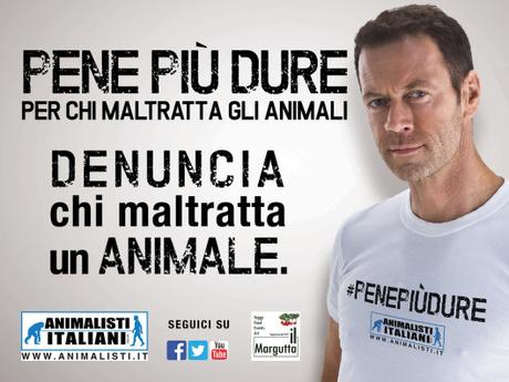 Rocco Siffredi testimonial della Campagna #Penepiùdure per chi maltratta gli animali
