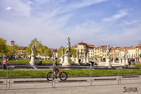 La festa della bicicletta in Prato della Valle a Padova