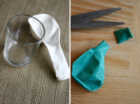 Dai palloncini un Portafiori e un Coprichiavi