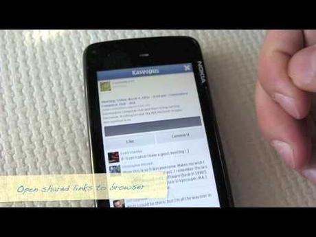 0 Kasvopus, client Facebook alternativo per Nokia N8, C7 e Symbian^3