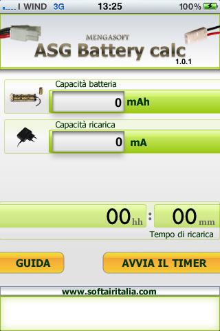 App per modellisti: ASG Battery calc – R/C car A1