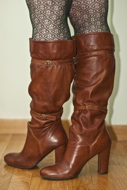 Shoe Challenge #3/65 tan, slouch, boots…