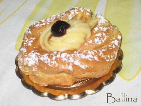 Zeppole di San Giuseppe.: fritte e al forno