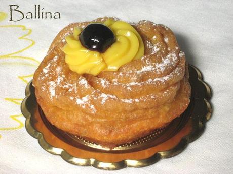 Zeppole di San Giuseppe.: fritte e al forno