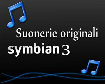 Suonerie originali Symbian 3