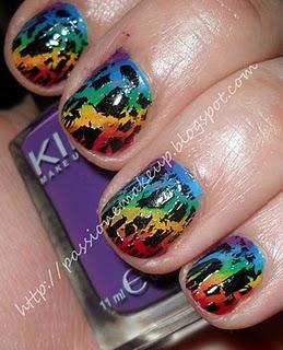 NOTD: Rainbow Graffiti