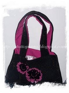 Borsa in lana cotta grigia - Cod. 0057