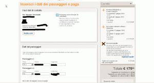 Prenotazione con easyJet