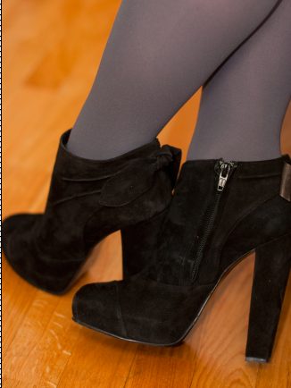 ShoeperShoe Challenge #4/65 Black Chunky AnkleBooties