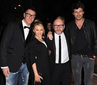 Kylie,  Andres e  Dolce e Gabbana