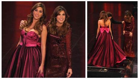 3° serata Sanremo: Roberto Cavalli & Moschino per Elisabetta Rabbit & Barbie Belen