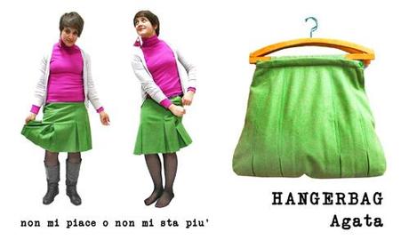 FASHION | Hangerbag, gruccia + gonna = BORSA - 100% riuso di Beatrice Moricci