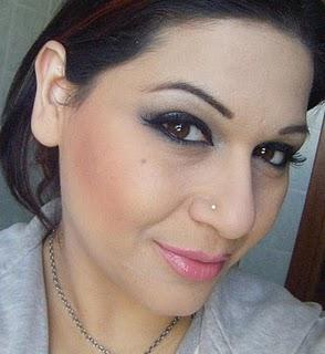 trucco 'camaleonte' di neve makeup