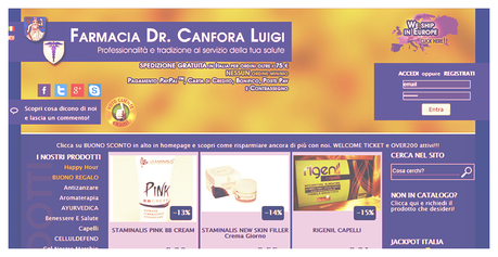 PRESENTAZIONE: Farmacia Online Dr.Canfora Luigi
