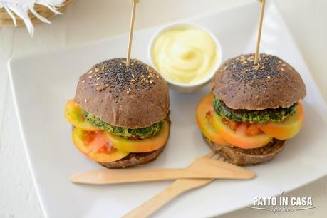 Mini Veggie Burger di Spinaci e Ricotta