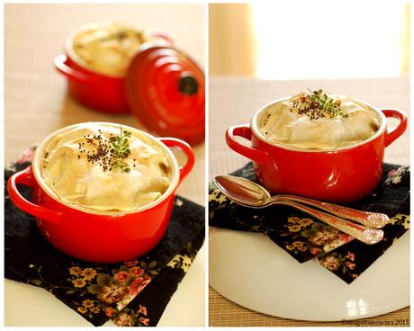 Cocotte di pollo al latte di cocco | Chicken pot pie with coconut milk