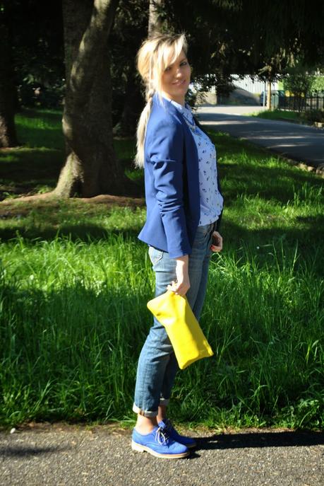 abbinamento giallo blu mariafelicia magno fashion blogger outfit blu outfit giacca blu outfit camicia stampa ciliegie camicia pull&bears outfit stringate maschili mariafelicia magno colorblock by felym mariafelicia magno fashion blogger outfit giacca blu come abbinare il blu outfit borsa gialla outfit scarpe blu come abbinare il giallo abbinamenti giallo blu abbinamenti blu outfit aprile 2015 outfit  outfit primaverili casual outfit donna primaverili outfit casual donna spring outfits outfit blue how to wear blue blue blazer yellow bag fashion bloggers italy girl blonde hair blonde girls braids collana pietre blu majique fornarina massimiliano incas 
