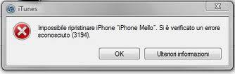 Come risolvere l’errore 3194 in iTunes quando si aggiorna o ripristina iPhone o iPad