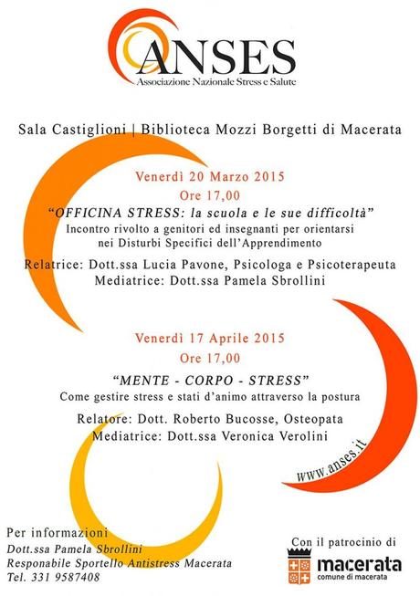 Mente – Corpo – Stress. Seminario gratuito a Macerata