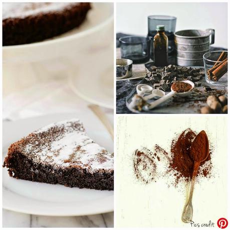 Torta al cacao senza farina / No-flour cake with cocoa powder